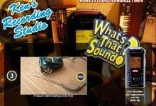 'What's that sound?' quiz - clips recorded with MGR-E8