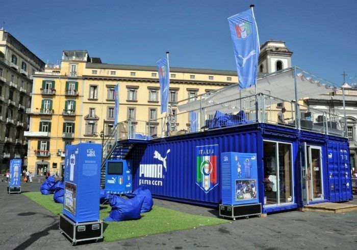 PUMA Italia football pop-up store